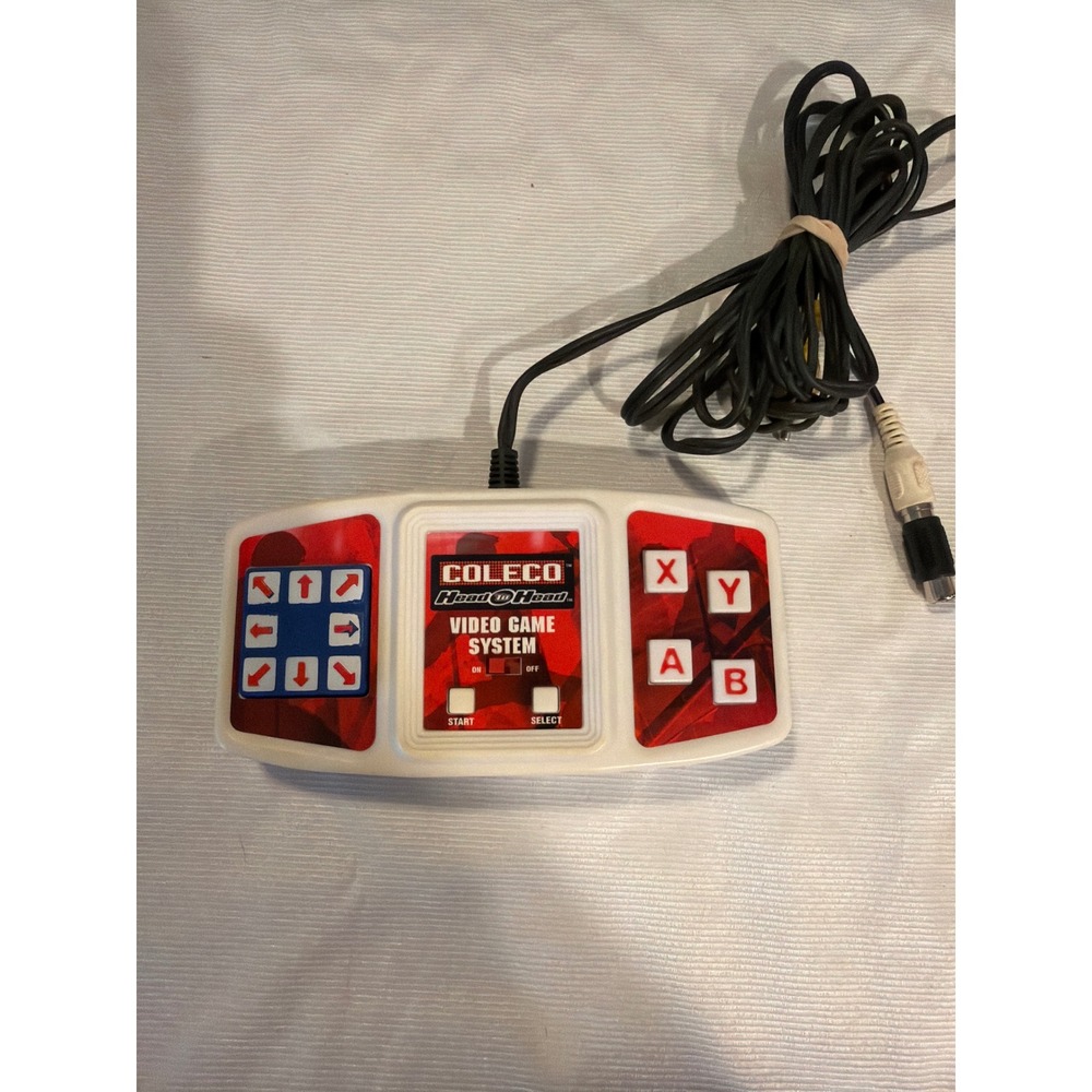 Coleco Head to Head Video Game System Handheld TV Plug and Play White Red 2004‎